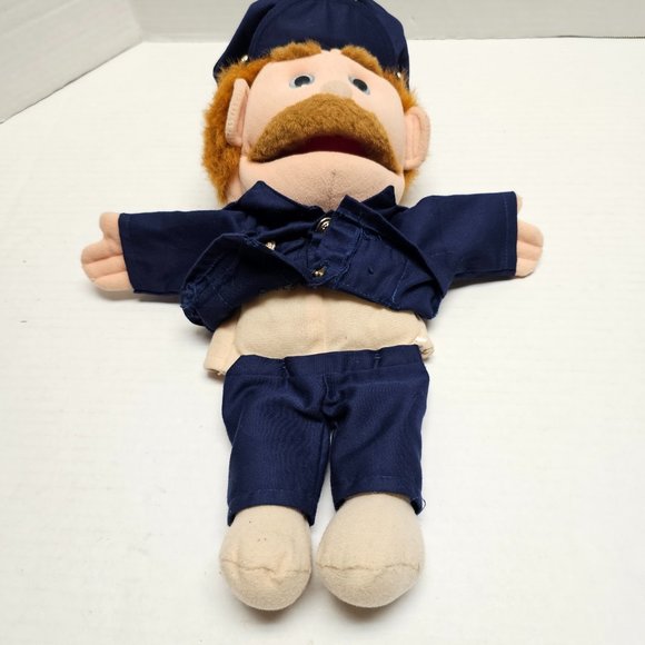 Mr I M Goodman Police Officer Hand Puppet Blue Uniform Sunny Toys 14" - Picture 5 of 16